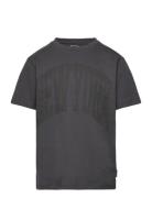 Regular Printed T-Shirt Tops T-shirts Short-sleeved Grey Tom Tailor