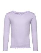 Nmfdukke Xsl Ls Top Tops T-shirts Long-sleeved T-shirts Purple Name It