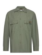 2 Pocket Shirt Designers Shirts Casual Khaki Green Stan Ray