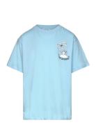 Riley Tops T-shirts Short-sleeved Blue Molo