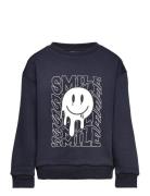 Sweatshirt Tops Sweat-shirts & Hoodies Sweat-shirts Navy Sofie Schnoor...