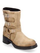 Becase Boot Shoes Boots Ankle Boots Ankle Boots With Heel Beige Steve ...
