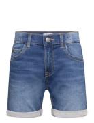 Shorts Staffan Jersey Denim Bl Bottoms Shorts Blue Lindex