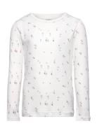 Aura - Nightwear Tops T-shirts Long-sleeved T-shirts White Hust & Clai...