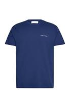 Popincourt Maestro /Gots Designers T-shirts Short-sleeved Blue Maison ...
