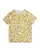 Flowers Aop Ss Tee Tops T-shirts Short-sleeved Multi/patterned Mini Ro...