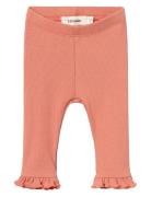 Nbfgago Dia Slim Legging Lil Bottoms Leggings Orange Lil'Atelier