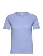Sanne Wool Tee Sport T-shirts & Tops Short-sleeved Blue Kari Traa