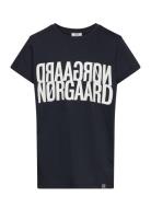 Single Organic Tuvina Tee Tops T-shirts Short-sleeved Black Mads Nørga...
