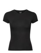 Soft Touch Top Tops T-shirts & Tops Short-sleeved Black Gina Tricot