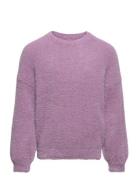 Sweater Featheryarn Tops Knitwear Pullovers Purple Lindex