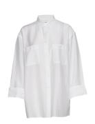 Sandie Shirt Tops Shirts Long-sleeved White Filippa K