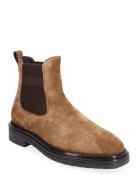 Boggar Chelsea Boot Støvletter Chelsea Boot Brown GANT