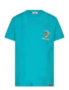 Summer Vibes Thorlino Tee Tops T-shirts Short-sleeved Blue Mads Nørgaa...