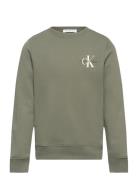 Monogram Cn Sweatshirt Tops Sweat-shirts & Hoodies Sweat-shirts Khaki ...