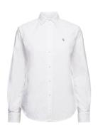 Classic Fit Oxford Shirt Tops Shirts Long-sleeved White Polo Ralph Lau...