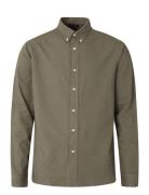 Classic Flannel B.d Shirt Tops Shirts Casual Green Lexington Clothing