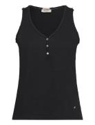 Mmastin Basic Tank Top Tops T-shirts & Tops Sleeveless Black MOS MOSH