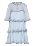 Flowcras Dress Kort Kjole Blue Cras