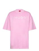 Drisela_4 Tops T-shirts & Tops Short-sleeved Pink HUGO