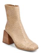 Duchess Bootie Shoes Boots Ankle Boots Ankle Boots With Heel Beige Ste...
