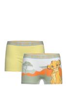 Boxer Night & Underwear Underwear Underpants Yellow Løvernes Konge