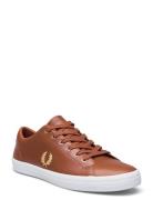 Baseline Leather Lave Sneakers Brown Fred Perry