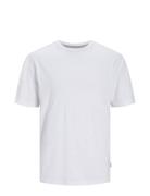 Jprcc Soft Linen Blend Ss Tee Tops T-shirts Short-sleeved White Jack &...