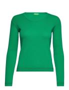 Sweater L/S Tops Knitwear Jumpers Green United Colors Of Benetton