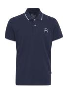 Polo Tops Polos Short-sleeved Navy Blend