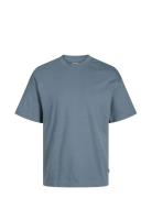 Jjeurban Edge Tee Ss O-Neck Noos Tops T-shirts Short-sleeved Blue Jack...