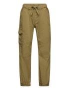 Pants Twill Bottoms Trousers Green Minymo