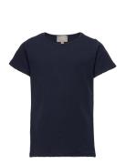 Creamie T-Shirt Ss Tops T-shirts Short-sleeved Blue Creamie