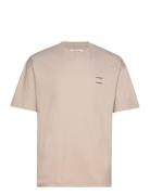 Joel T-Shirt 11415 Designers T-shirts Short-sleeved Beige Samsøe Samsø...