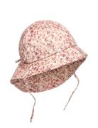 Summer Hat W. String 2-Pack Solhatt Multi/patterned En Fant