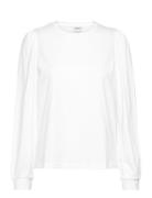 Vmkerry Ls O-Neck Top Vma Tops Knitwear Jumpers White Vero Moda