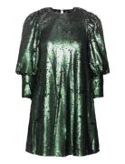 Rubina Dress Kort Kjole Green Malina