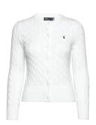 32/2 Cotton-Lsl-Crd Tops Knitwear Cardigans White Polo Ralph Lauren