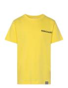 Printed Tee Thorlino Tee Tops T-shirts Short-sleeved Yellow Mads Nørga...