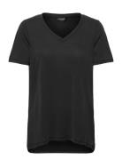 Slcolumbine Over T-Shirt Ss Tops T-shirts & Tops Short-sleeved Black S...