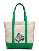 Canvas Medium Polo Bear Tote Bags Totes Multi/patterned Polo Ralph Lau...