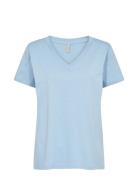 Sc-Derby Tops T-shirts & Tops Short-sleeved Blue Soyaconcept