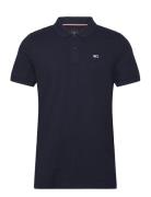 Tjm Slim Placket Polo Ext Tops Polos Short-sleeved Navy Tommy Jeans