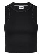 Elise - Heavy Rib Rd Tops T-shirts & Tops Sleeveless Black Day Birger ...