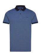 4-Col Oxford Ss Pique Tops Polos Short-sleeved Blue GANT