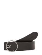 Ck Buckle Reversible Belt 3Cm Belte Black Calvin Klein