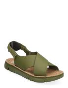 Oruga Sandal Flate Sandaler Khaki Green Camper