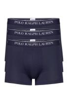 Stretch Cotton Trunk 3-Pack Boksershorts Blue Polo Ralph Lauren Underw...