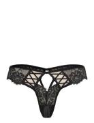 Loretta String R Stringtruse Undertøy Black Hunkemöller