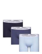 Stretch Cotton Boxer Brief 3-Pack Boksershorts Blue Polo Ralph Lauren ...